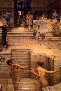 Laura Theresa Alma-Tadema A Favourite Custom oil on canvas
